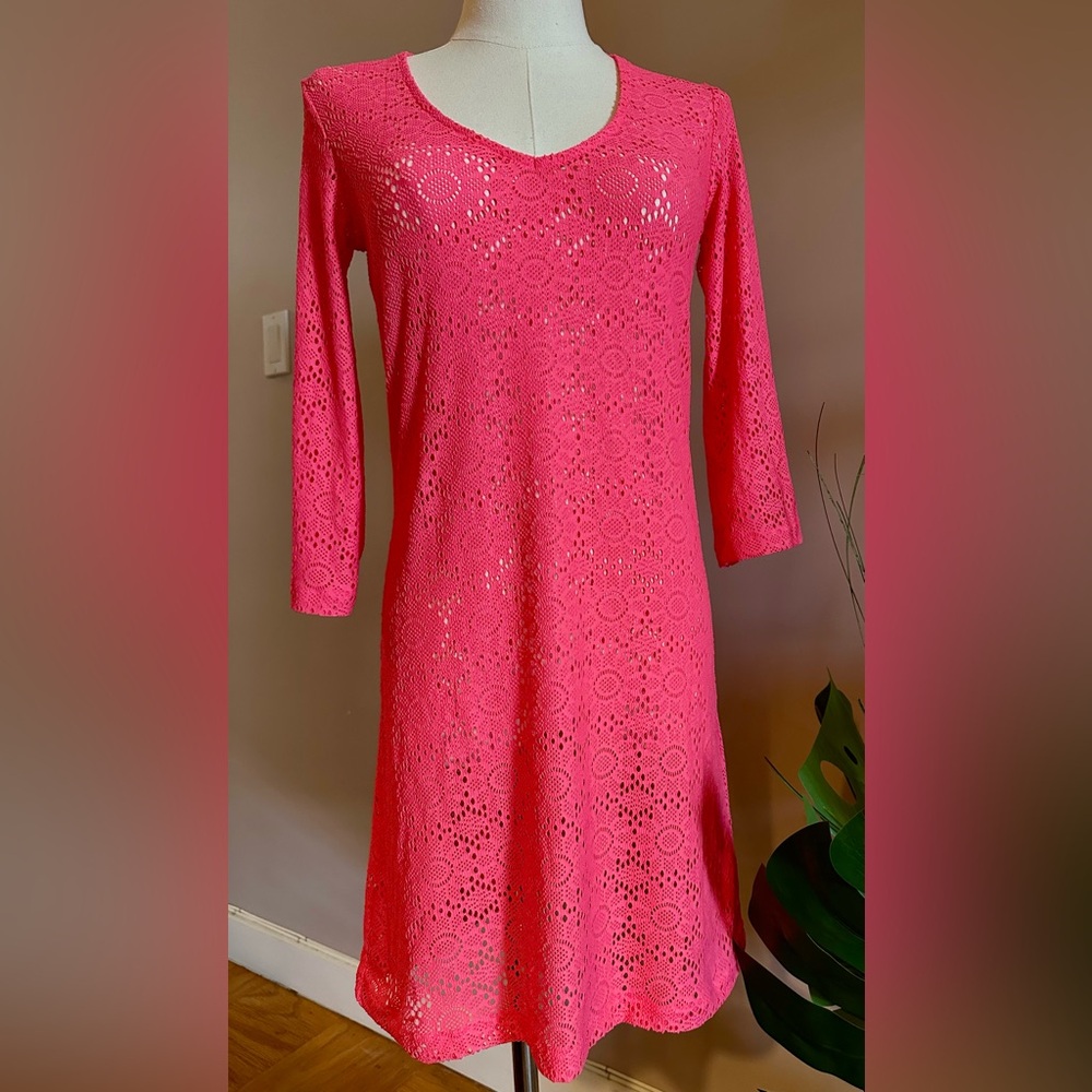 ETAM 🇫🇷Beach-Dress, Eyelet Lace  NWOT size S